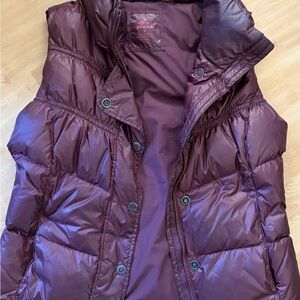 Prana Plum Quilted Outerwear